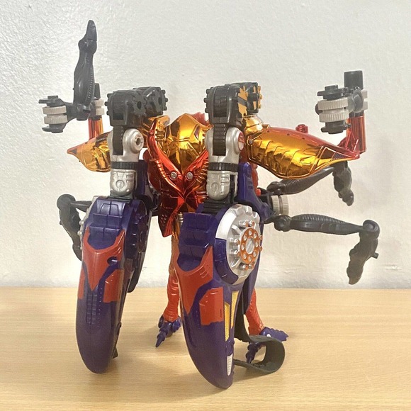 1998 Transformers Beast Wars Deluxe Transmetals Evil Predacon Rampage Incomplete - Picture 2 of 5